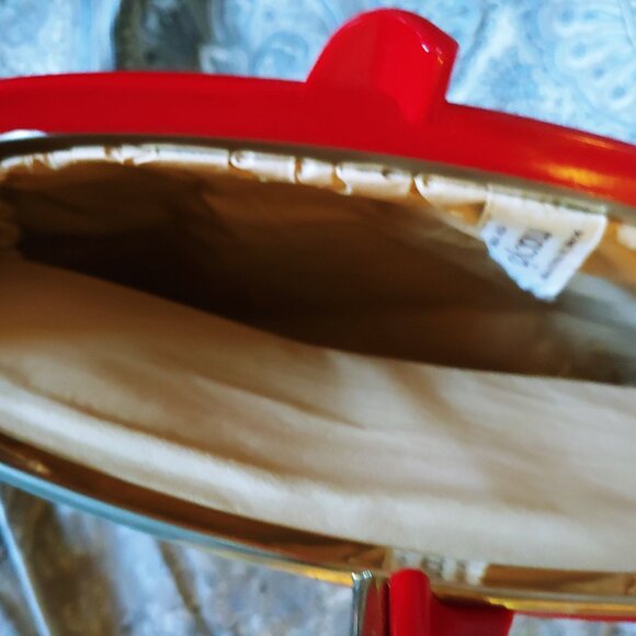 Italian made kiss clasp clutch for Macys - Picture 4 of 8